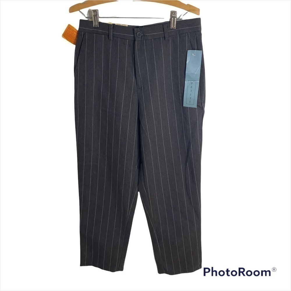 Dockers High Waist Pin Striped Pants Straight Leg NWT 10P